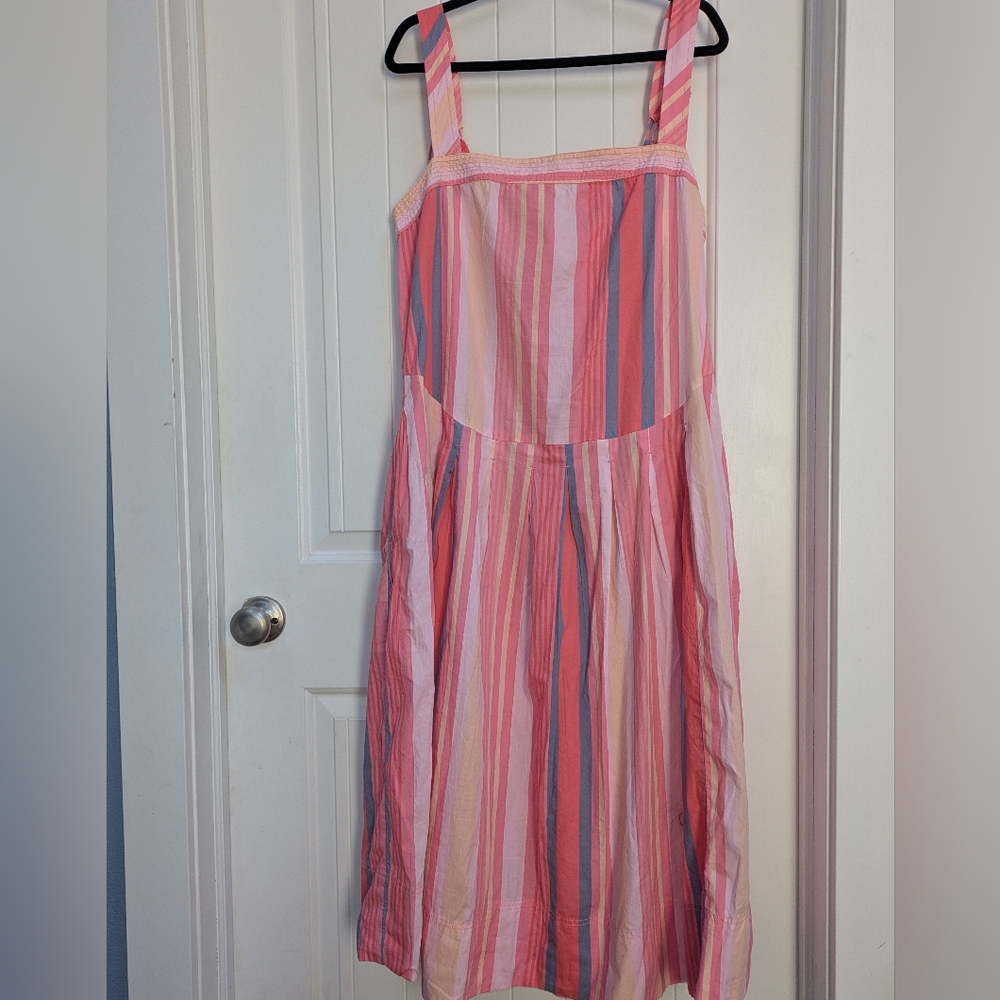 Free People Primavera Striped Sundress with Pockets!!